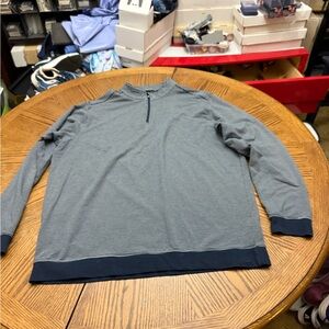 Tasc Navy and Gray Long Sleeve Striped Shirt